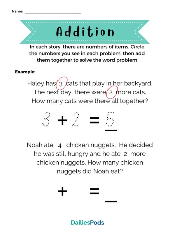 Word Problem (ad…10 and under)
