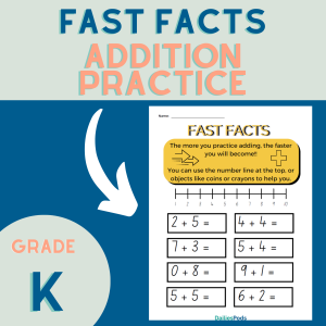Addition fast facts (10 and under)