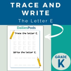 Letter E