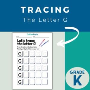 Tracing Letter G
