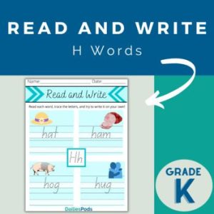 Read and Write 3-letter h words
