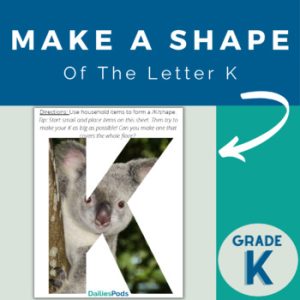 Make a K shape!