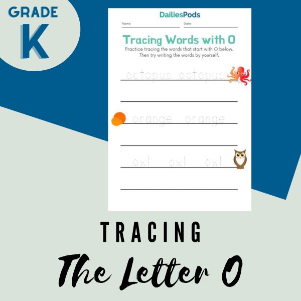 Tracing Letter O